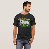 T-shirt Jonquilles de Sealyham Terrier (Devant entier)