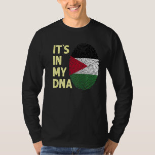 T-shirt Jordanie Dans Mon Adn Jordanie Équipe Drapeau Jord