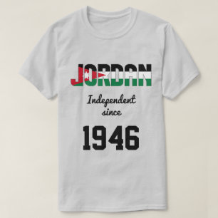 T-shirt Jordanie Fête de l'indépendance du drapeau