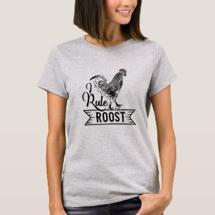 T-shirt J'ordonne le coq de perchoir
