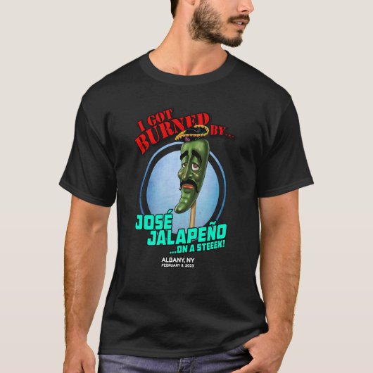T-shirt Jose Jalapeno Sur Un Bâton Albany NY 2023 (Devant)