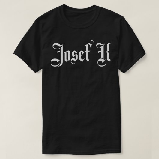 T-shirt Josef K (Design devant)