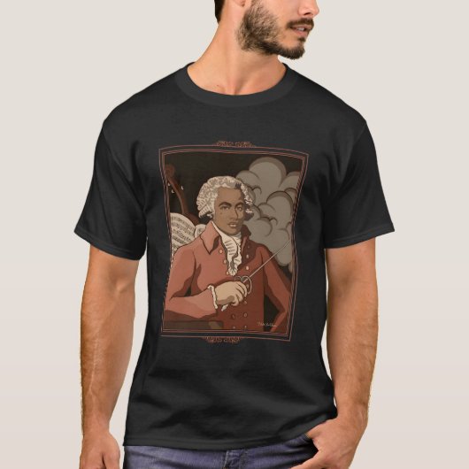 T-shirt Joseph Bologne Chevalier De Saint-Georges Al (Devant)