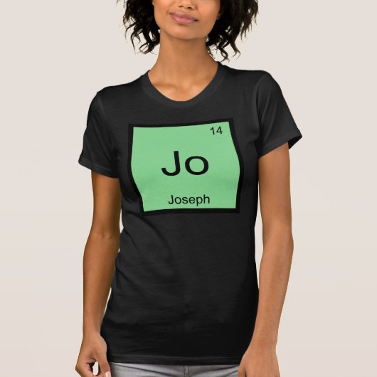 T-shirt Joseph Nom Chimie Élément Tableau Périodique (Devant)