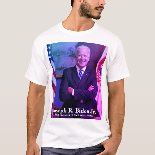 T-shirt Joseph R. Joe Biden Jr. - 46e Président des États- (Devant)