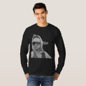 T-shirt JOSH Bunny Noir (Devant entier)
