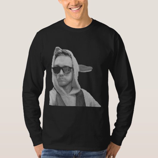 T-shirt JOSH Bunny Noir (Devant)
