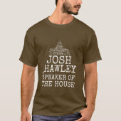 T-shirt Josh Hawley, Président de la Chambre (Devant)