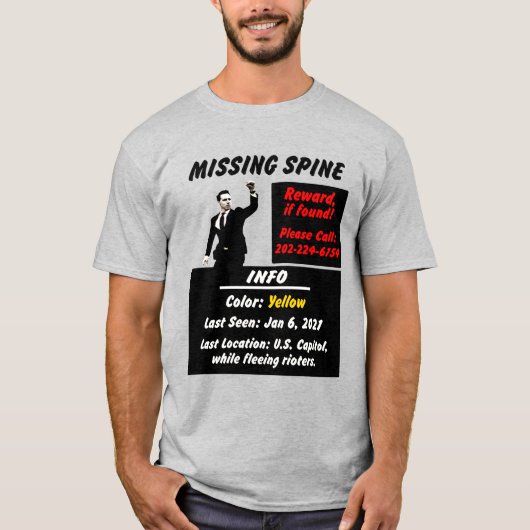 T-shirt Josh Hawley Raté Spine (Devant)
