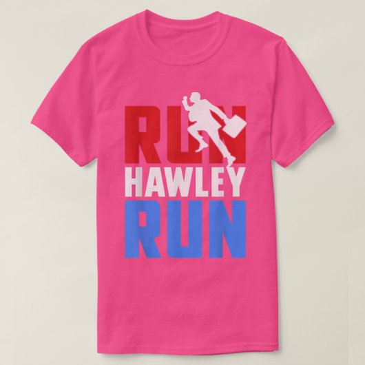 T-shirt Josh Hawley Run Free Running Funny Outfit (Design devant)