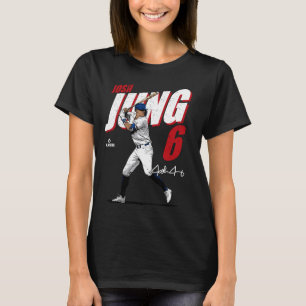 T-shirt Josh Jung Texas Baseball Players MLBJJO3001