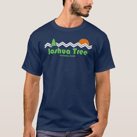 T-shirt Joshua Tree National Park Retro (Devant)