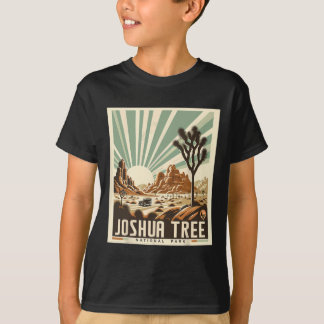 T-shirt Joshua Tree National Park Vintage Hiking Camping O