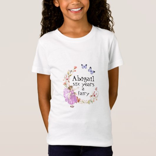 T-Shirt Jote Fairy Design pour différents âges (Devant)