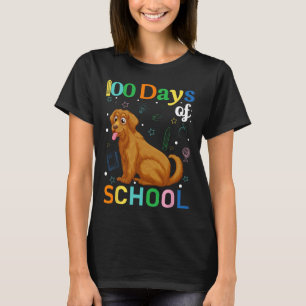 T-shirt Jote Golden Retriever Amoureux de les chiens étudi