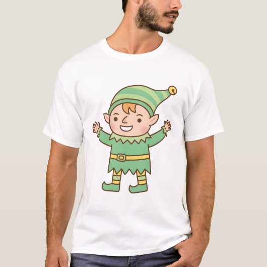 T-shirt Jote Jolly Elf Doodle (Devant)