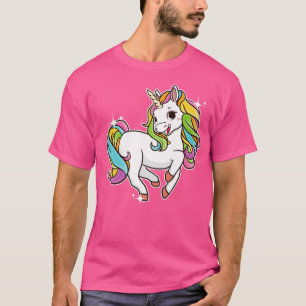T-shirt Jote Jumping Unicorn Magique Mythique Créatures