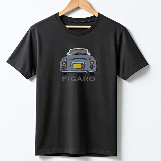 T-shirt Jote Lapis Grey Figaro Nom de voiture Figaro