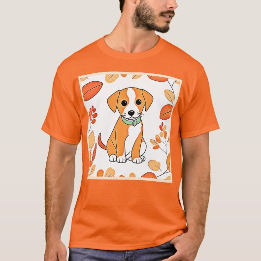 T-shirt Jote Puppy Fall (Devant)