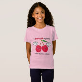 T-Shirt Jote Red Cherry Kawaii Twins Anniversaire (Devant entier)