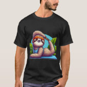 T-shirt Jote Sloth Yoga Pose (Devant)