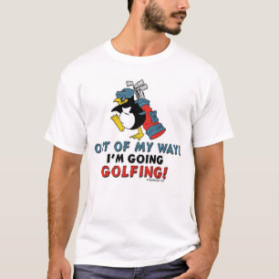 T-shirt jouant au golf