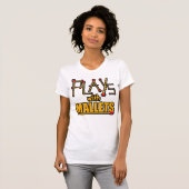 T-shirt Joue avec des maillets (Devant entier)
