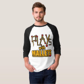 T-shirt Joue avec des maillets (Devant entier)