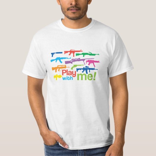 T-shirt Joue avec moi ! (Devant)