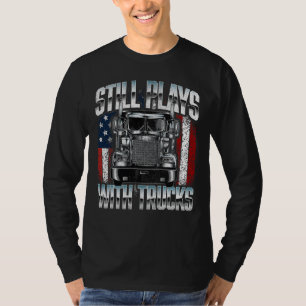 T-shirt Joue encore avec des camions