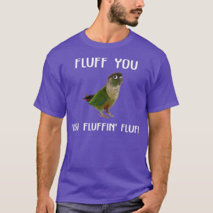 T-shirt Joue verte Conure Liquide Vous Conure Parrot Oisea