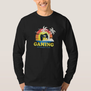 T-shirt Jouer à mon plan de retraite, amusant joueur 4