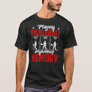 T-shirt Jouer à Pickleball améliore le lecteur de cache mé