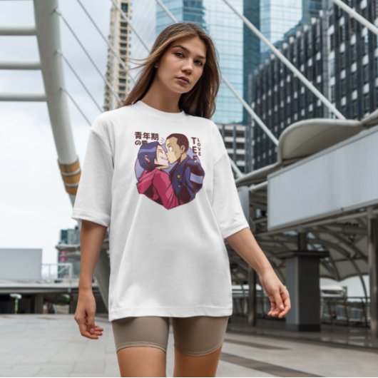 T-shirt Jouer Anime Couple