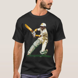 T-shirt Jouer Art numérique de cricket
