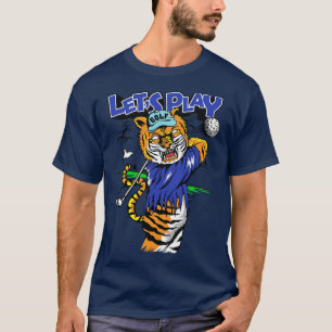 T-shirt Jouer au golf comme Tiger