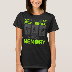 T-shirt Jouer au Pickleball améliore la mémoire grand-père