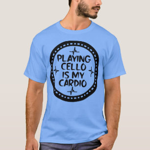 T-shirt Jouer au violoncelle est mon dio 2