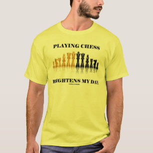 T-shirt Jouer Aux Échecs Approfondit Ma Journée (Échecs