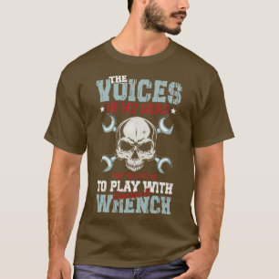 T-shirt Jouer avec Grease et Wrench dur travailleurs cadea