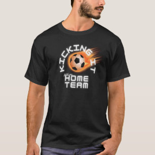 T-shirt Jouer avec mon équipe de base de football