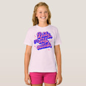 T-shirt Jouer bébé, c’est froid en hiver (Devant entier)