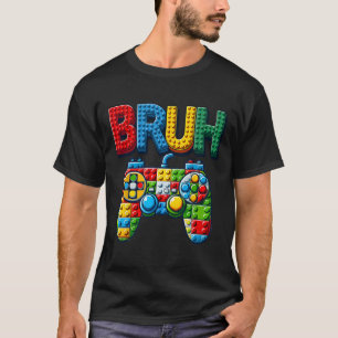 T-shirt Jouer Blocs de Construction Mec Dire Garçons Joueu