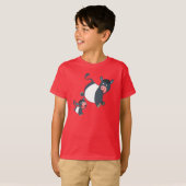 T-shirt Jouer Ceinturé Galloway Cow & Calf Kids (Devant entier)