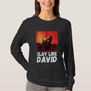 T-shirt Jouer Comme David Bible Thème Ancien Testament Chr