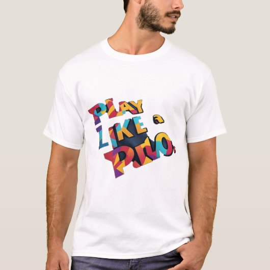 T-shirt Jouer comme un pro (Devant)