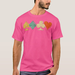T-shirt Jouer des cartes Spade Heart Diamond ClubCasino Ca