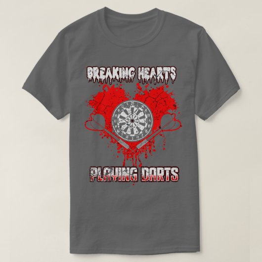 T-shirt Jouer des fléchettes (Design devant)