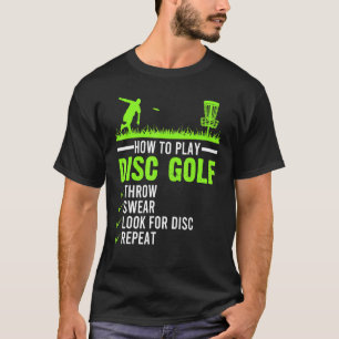 T-shirt Jouer Disque Golf Frisbee Disque Golfer Humour Gol