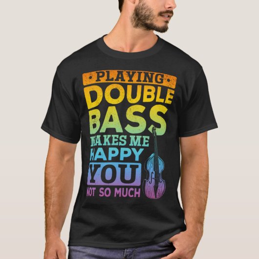 T-shirt Jouer Double Basse Double Basse Lecteur (Devant)